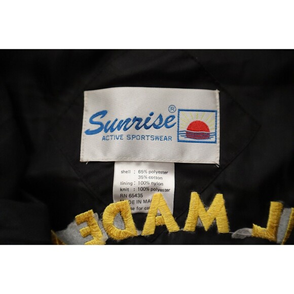 READ* Nylon Jacket Sz XL Hoyts Hellions LA The Devil Made Me Do It Pitchfork Y2K - Picture 7 of 10